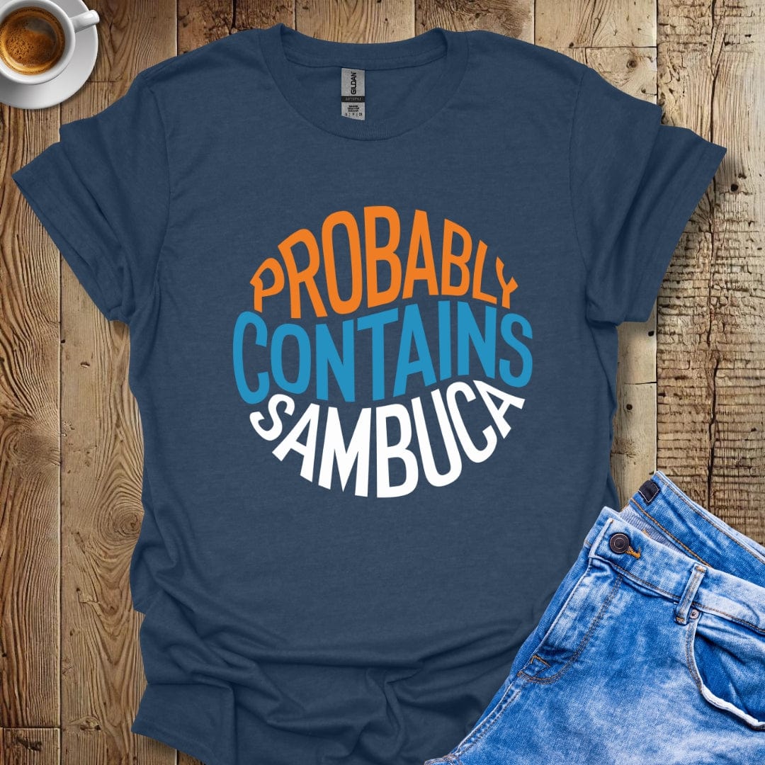 Probably Contains Sambuca Italian Pride T-shirt