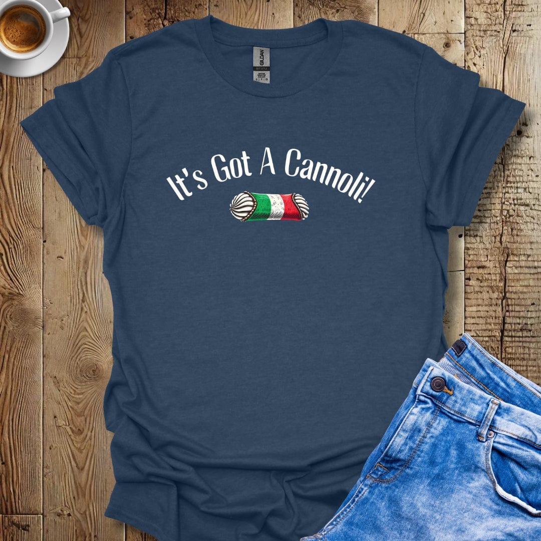 Funny Italian Gender Reveal It's Got A Cannoli It's a Boy T-shirt