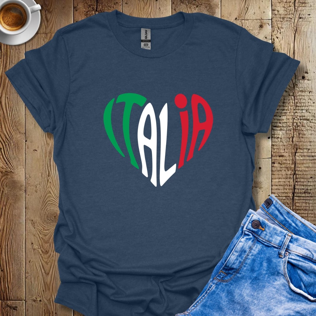 I Love Italia Heart T-shirt