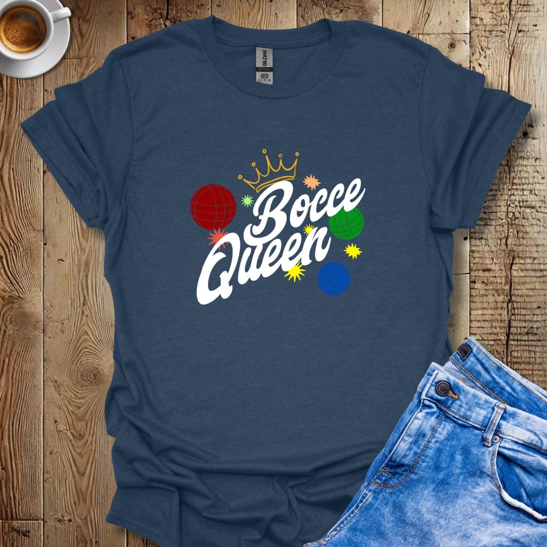 Cute Bocce Queen Player Italian Pride T-shirt