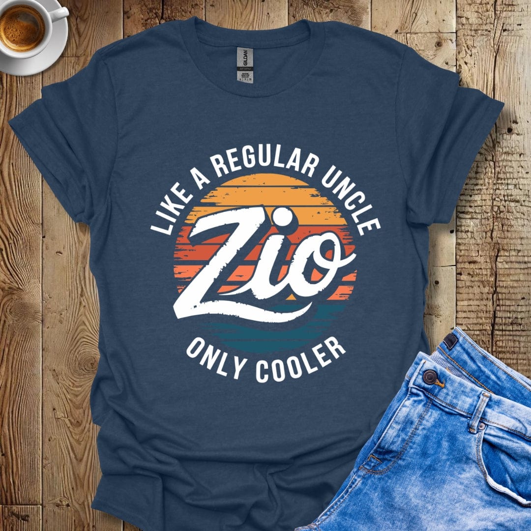 Zio Like a Regular Uncle But Cooler Italian Pride T-shirt