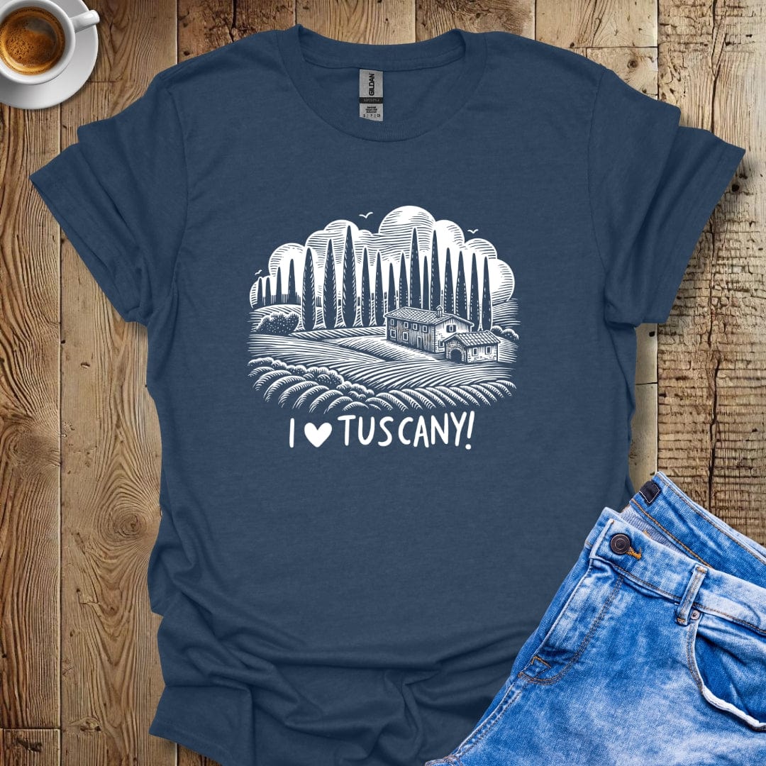 I Love Tuscany Italy Lover T-shirt