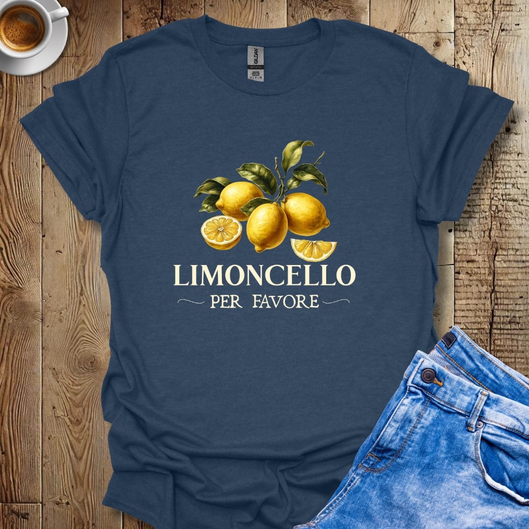 Limoncello Per Favore Italian Foodie T-shirt