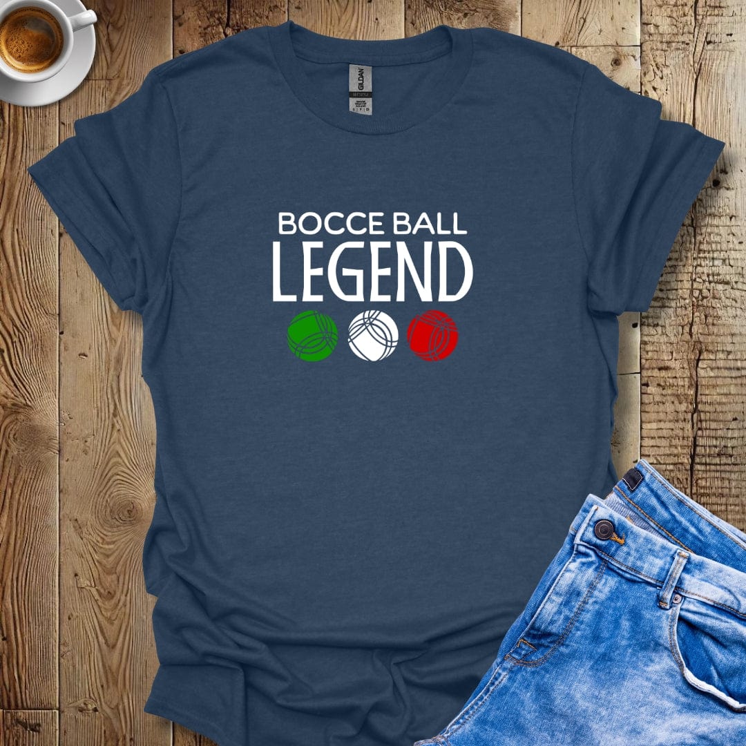 Funny Bocce Ball Legend Italian Pride T-shirt