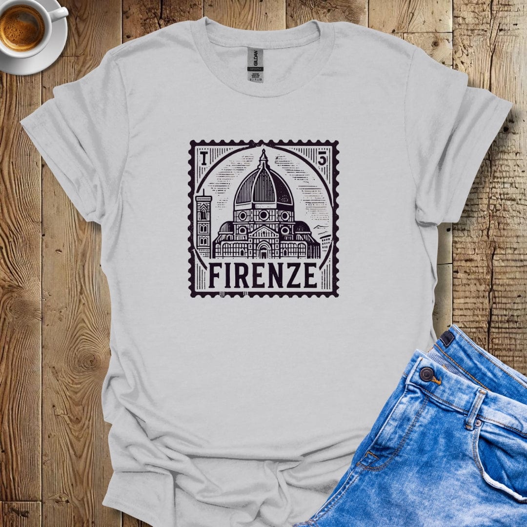 Italy Passport Stamp with Firenze Duomo T-Shirt