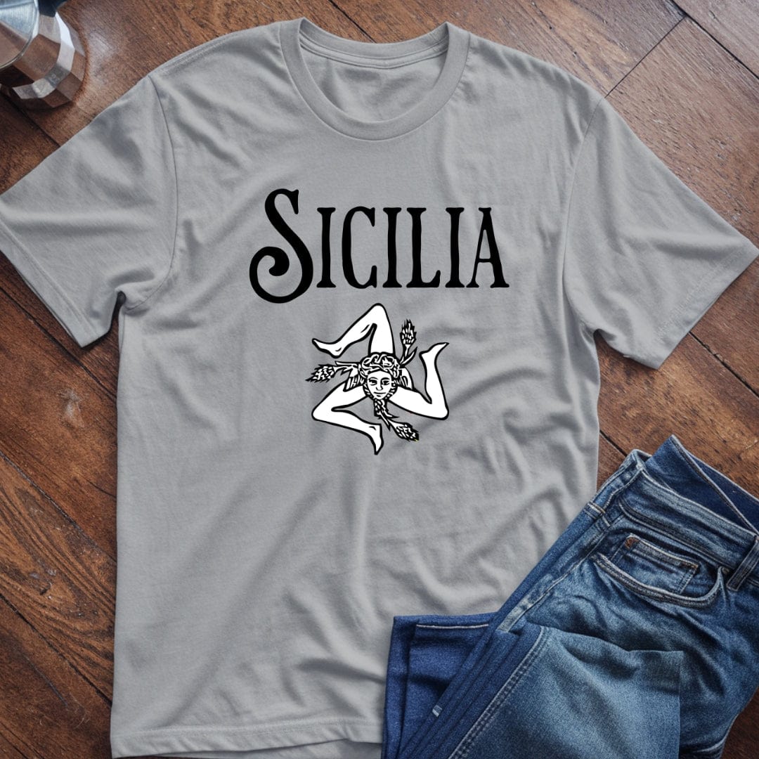 Sicilia with Trinacria Italian Pride T-shirt