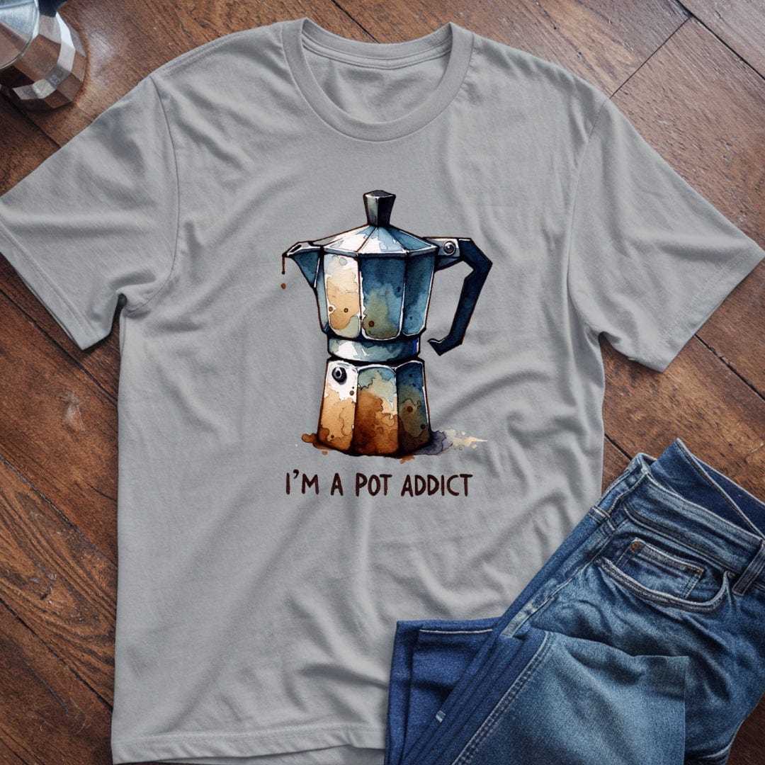 I'm a Pot Addict Moka Pot Espresso Lover T-Shirt