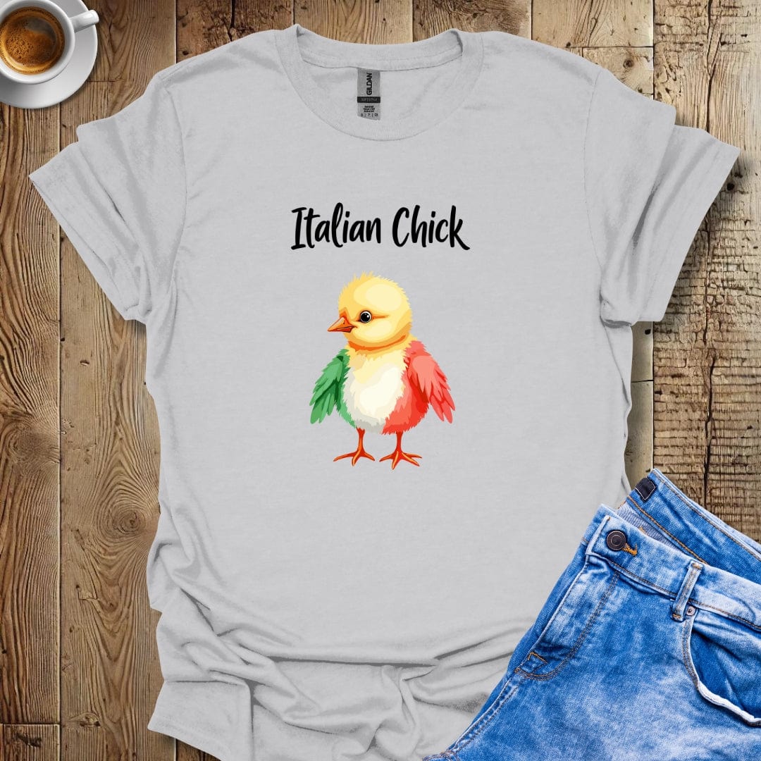 Italian Chick Flag Colors T-shirt