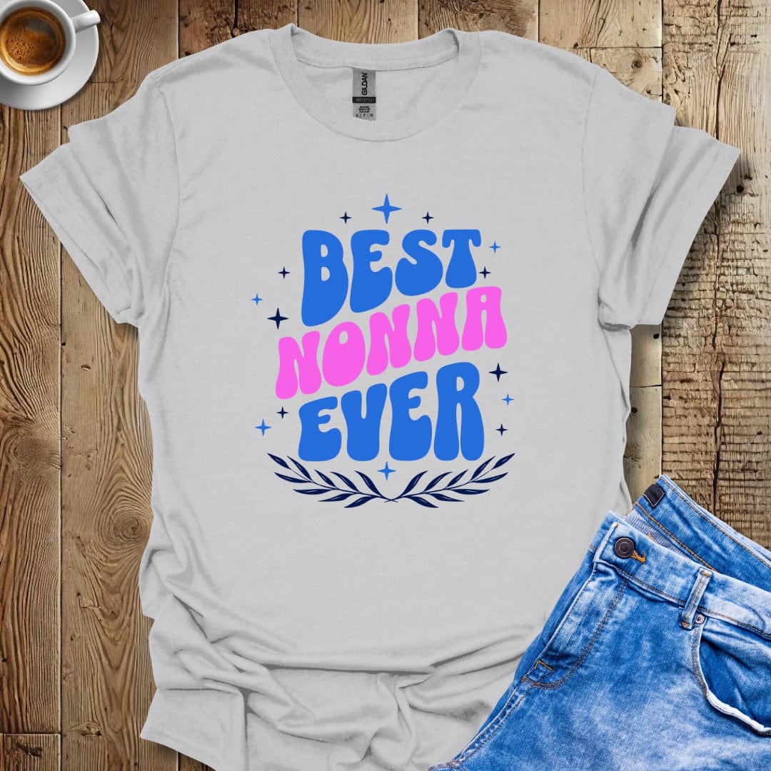 Cute Retro Best Nonna Ever Italian Pride T-shirt