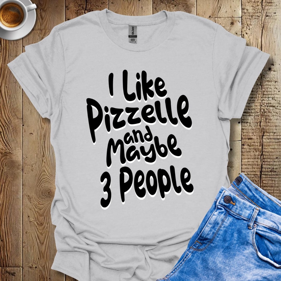 Funny I Like Pizzelle And Maybe 3 People Italian Food T-shirt