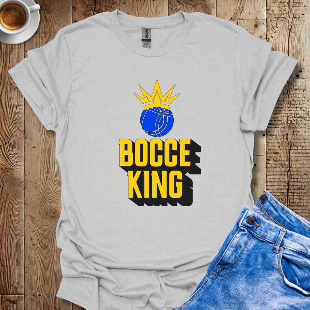 Funny Bocce King Italian Pride T-shirt