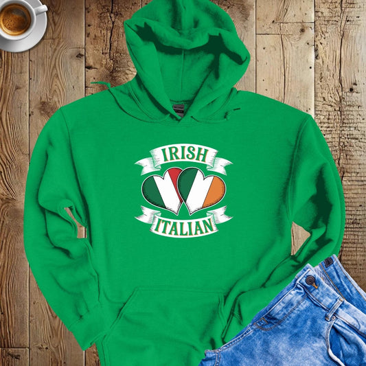 Half Irish Half Italian Hoodie Sweatshirt