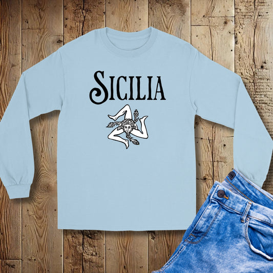 Sicilia Sicily Trinacria Unisex Long Sleeve Tee
