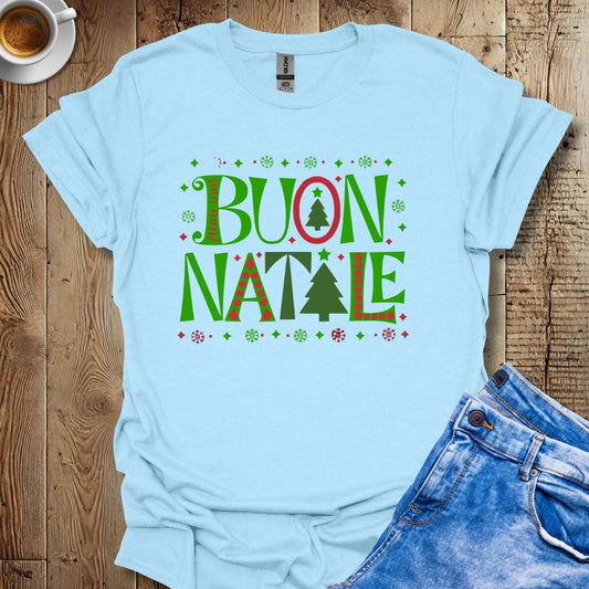 Decorative Buon Natale T-shirt