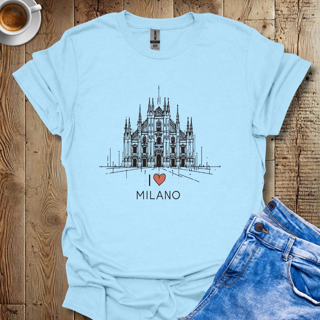 I Love Milano Duomo Italy Lover T-Shirt