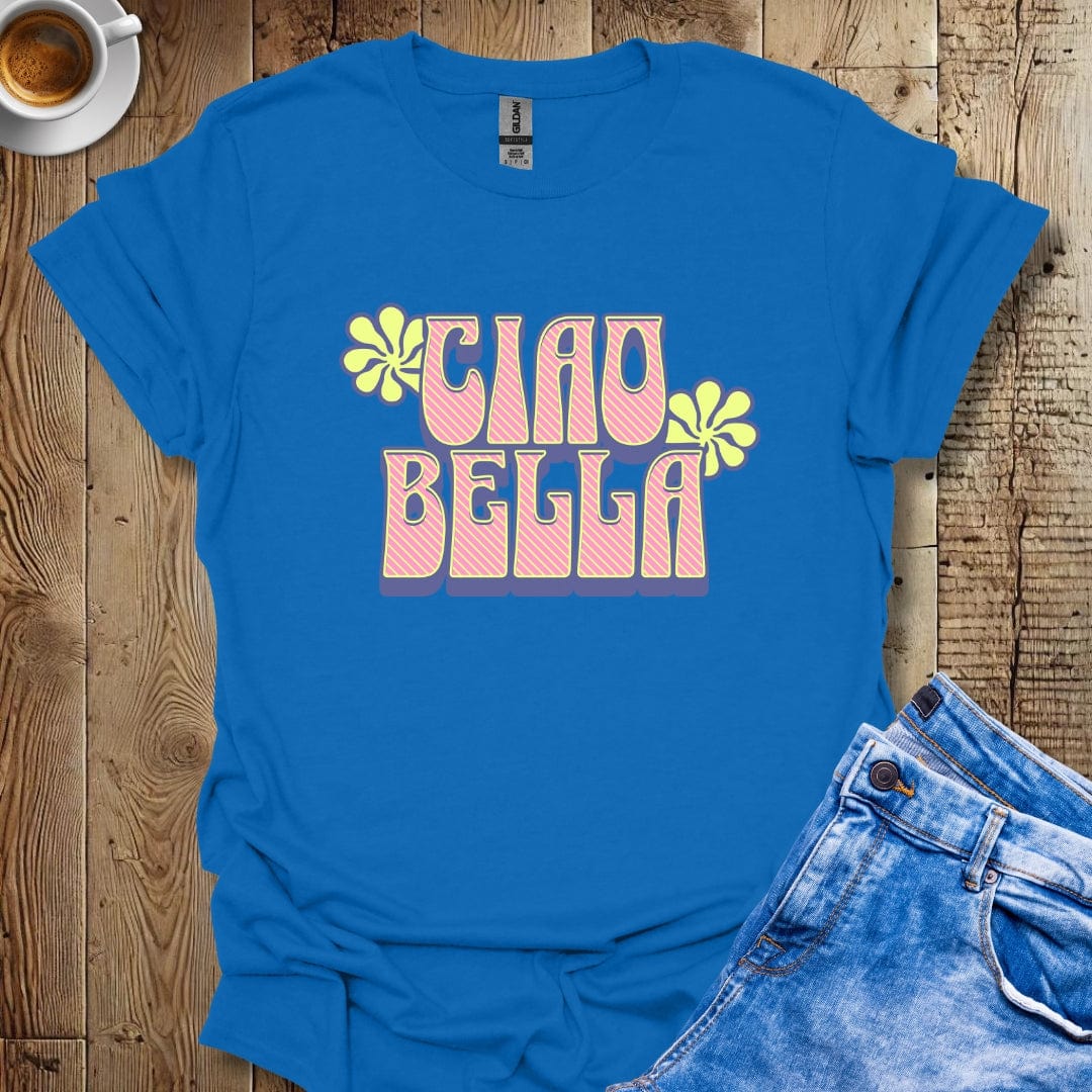 Cute Retro Ciao Bella Italian Pride T-shirt