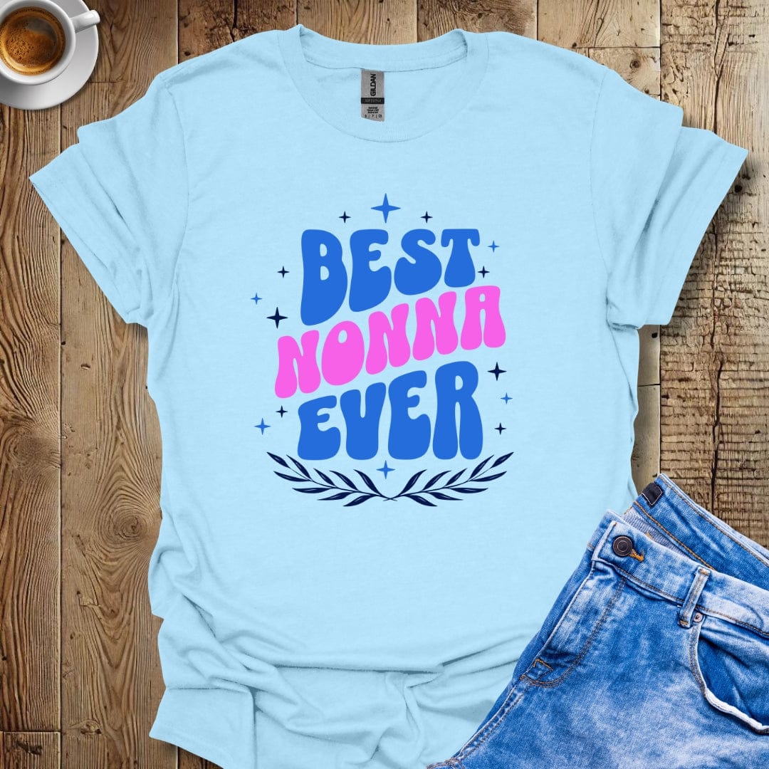 Cute Retro Best Nonna Ever Italian Pride T-shirt