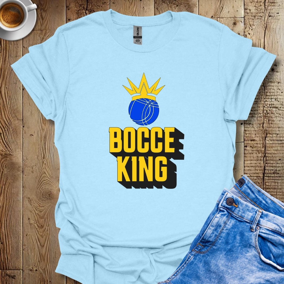 Funny Bocce King Italian Pride T-shirt