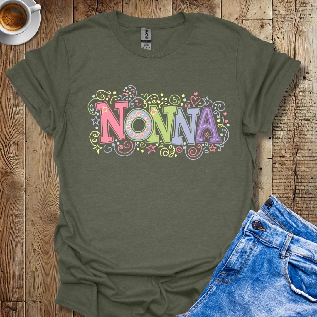 Nonna Doodles Italian Christmas T-shirt