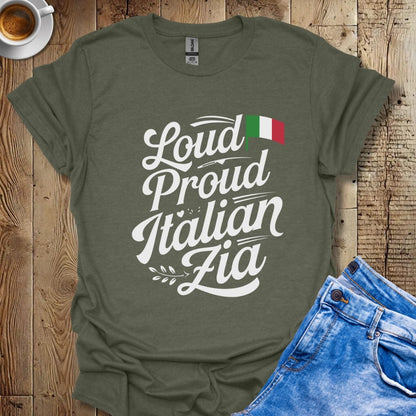 Loud Proud Zia Italian Pride T-shirt