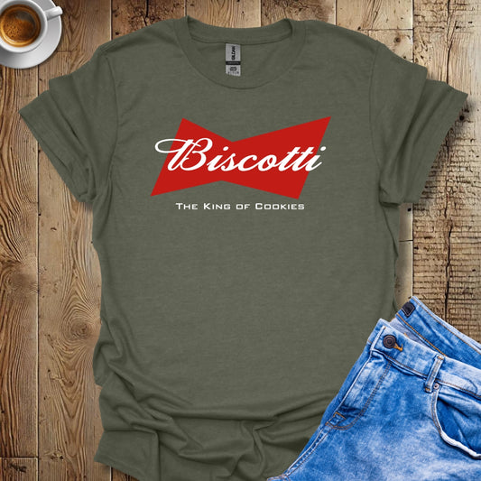 Biscotti King of Cookies T-shirt