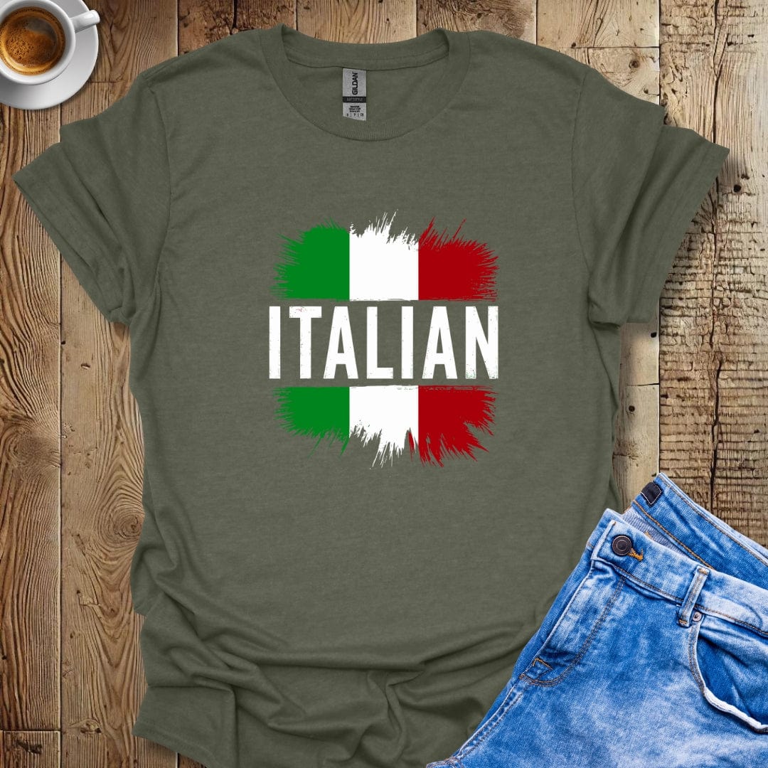 Italian Flag Pride T-shirt