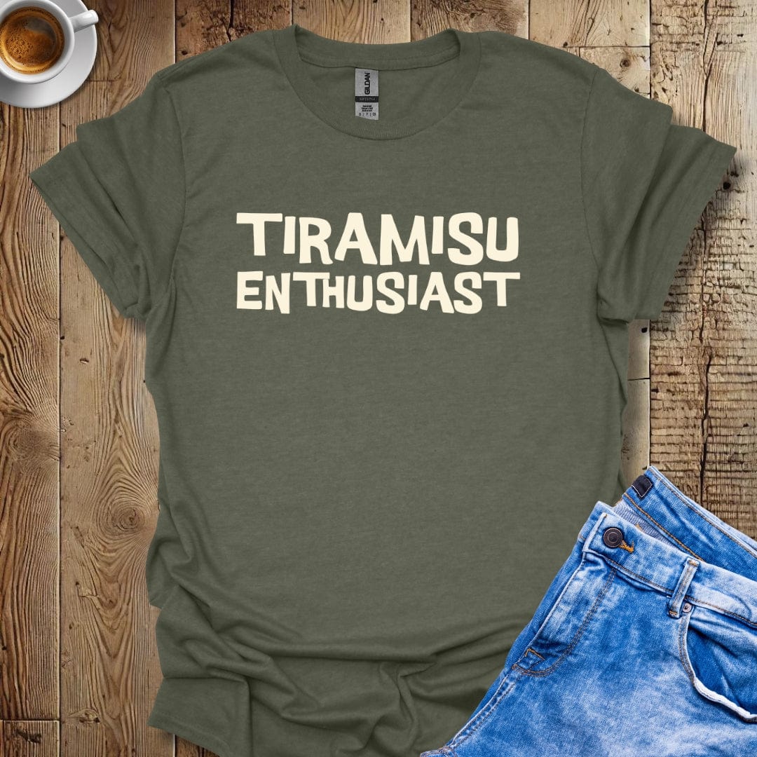 Tiramisu Enthusiast Italian Foodie T-shirt