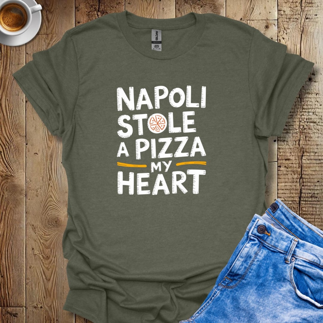 Napoli Stole a Pizza My Heart T-shirt