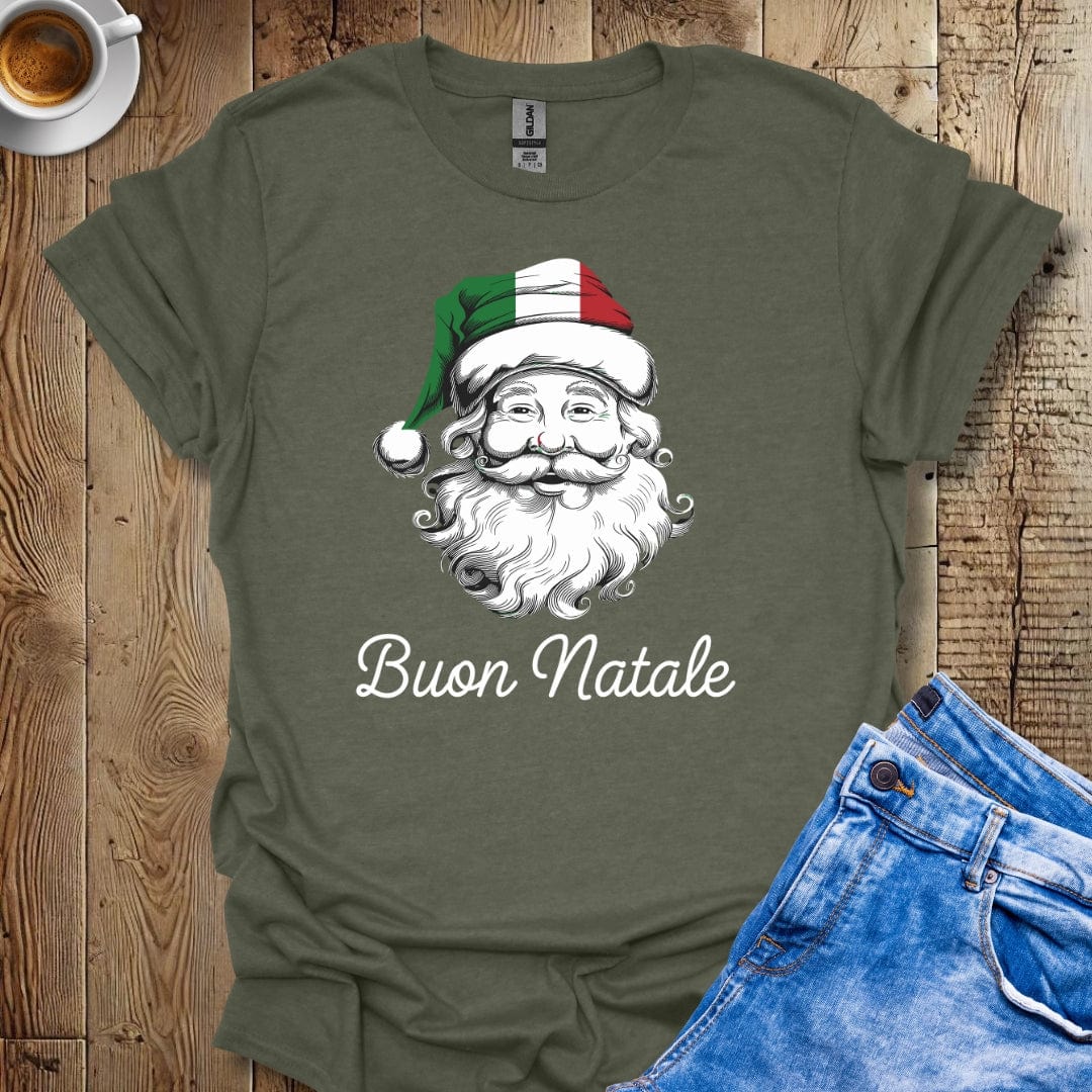 Buon Natale Santa Italian Christmas T-shirt