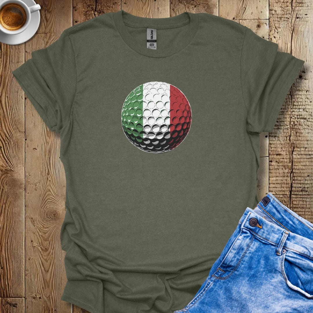 Italian Golf Ball Flag T-shirt