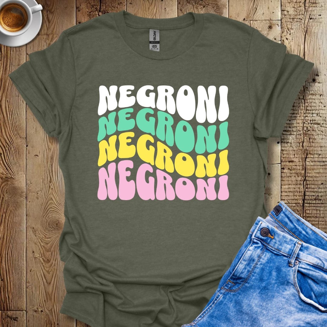 Retro Negroni 60's Style Groovy T-Shirt