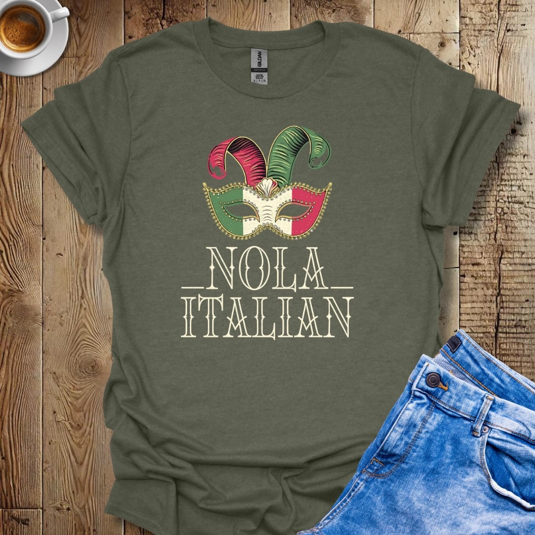 NOLA New Orleans Italian Pride T-shirt