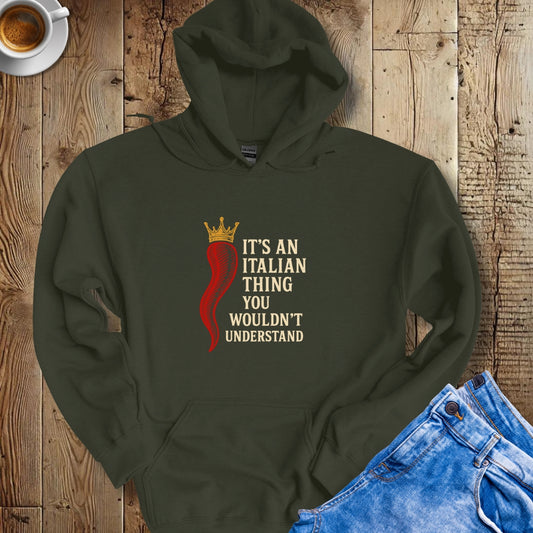 Italian Thing Cornicello Malocchio Hoodie Sweatshirt