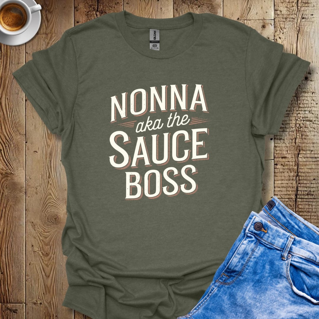 Nonna aka the Sauce Boss T-shirt