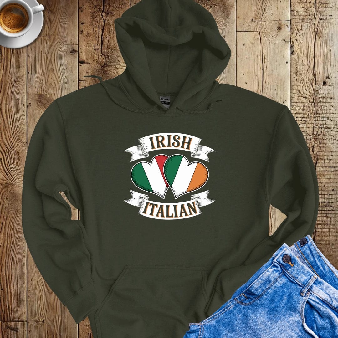 Half Irish Half Italian Hoodie Sweatshirt