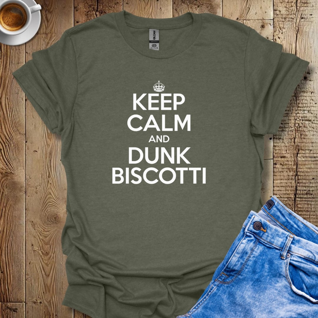 Keep Calm and Dunk Biscotti T-shirt