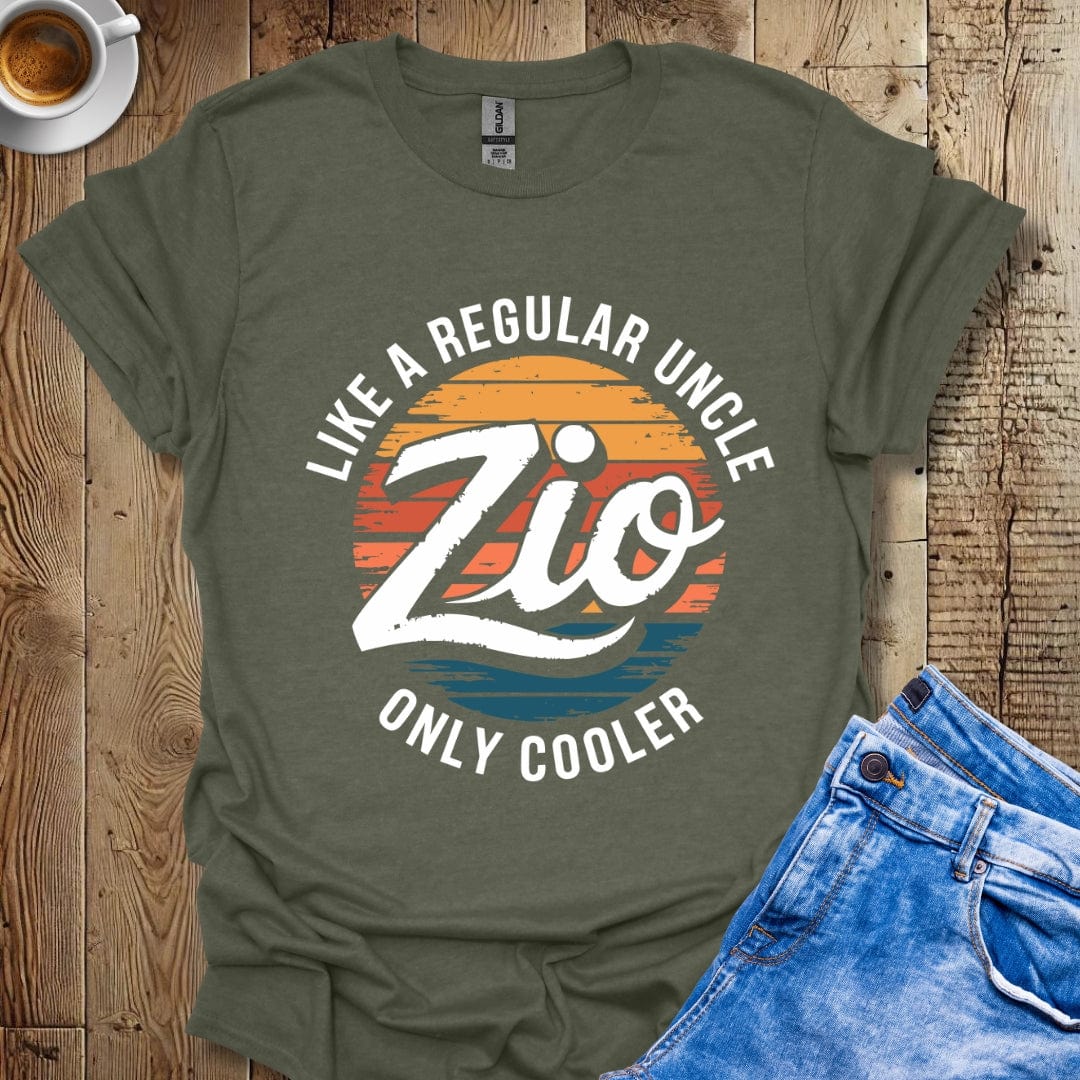 Zio Like a Regular Uncle But Cooler Italian Pride T-shirt