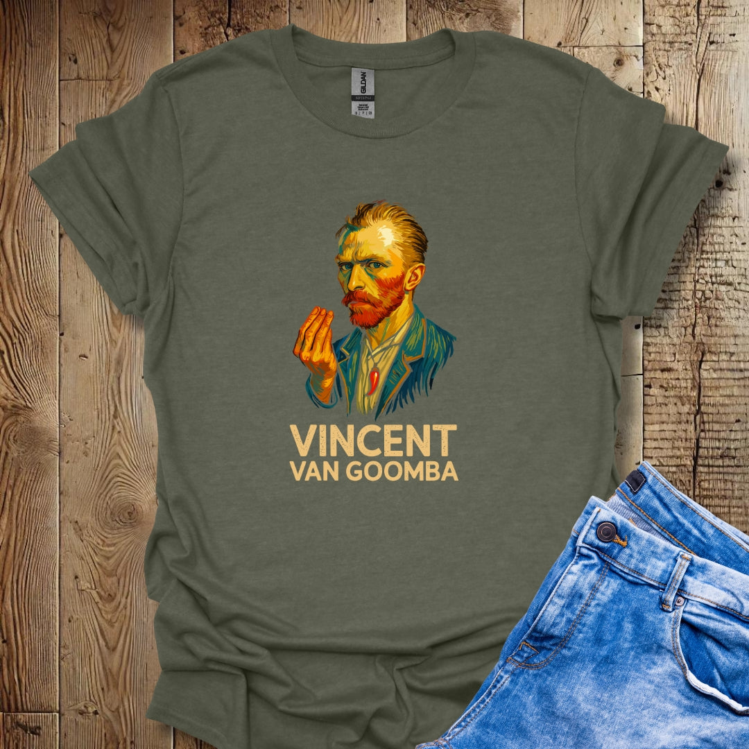 Vincent van Goomba Cornicello Hand Gesture Italian Unisex T-shirt