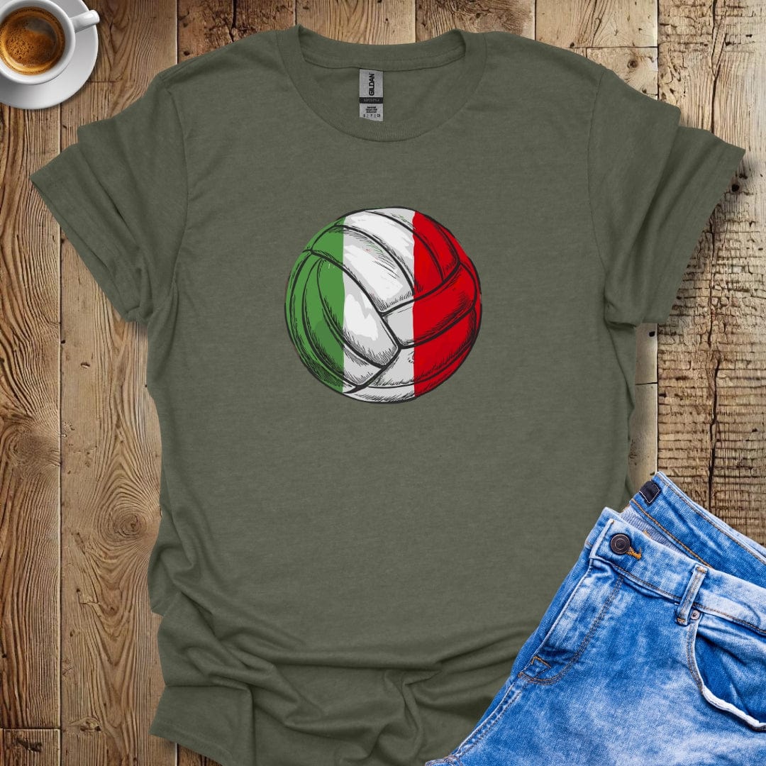 Italian Volleyball Flag Ball T-shirt