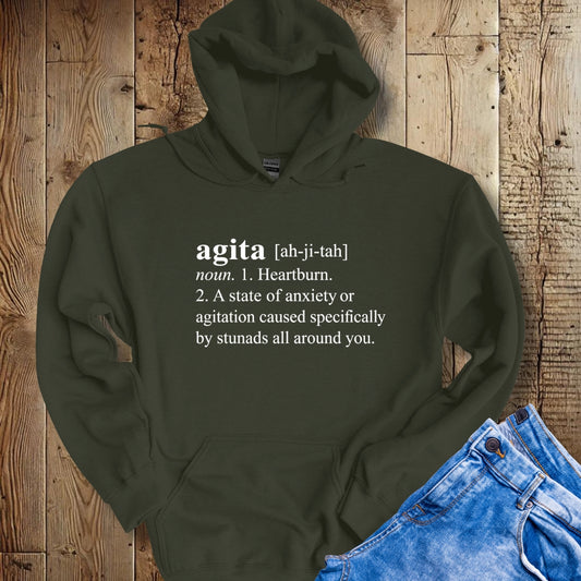 Agita Definition Stunads Hoodie Sweatshirt