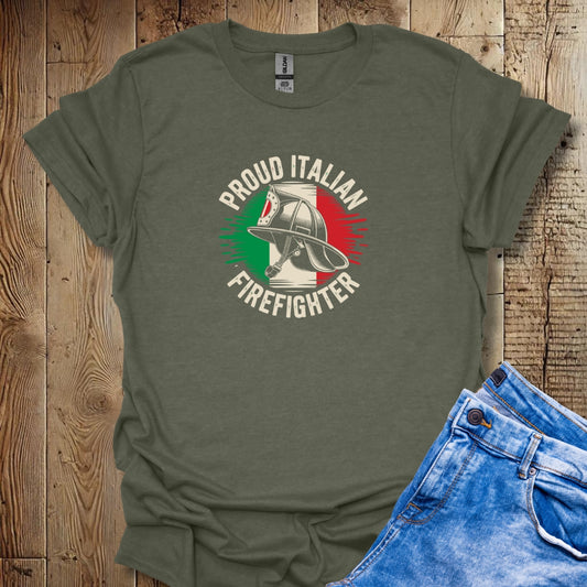 Proud Italian Firefighter T-shirt