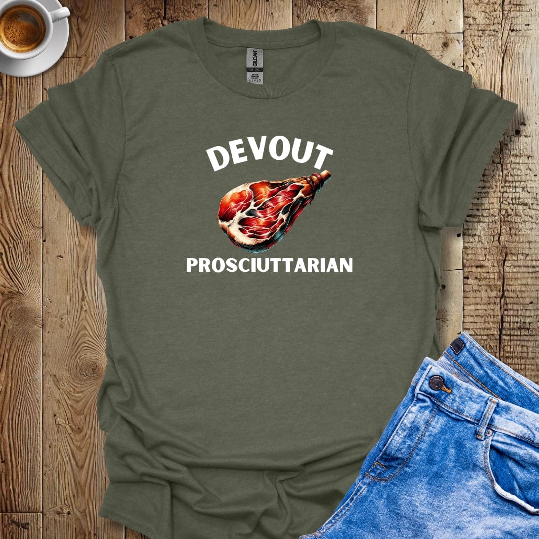 Funny Devout Prosciuttarian Italian Food Lover T-Shirt