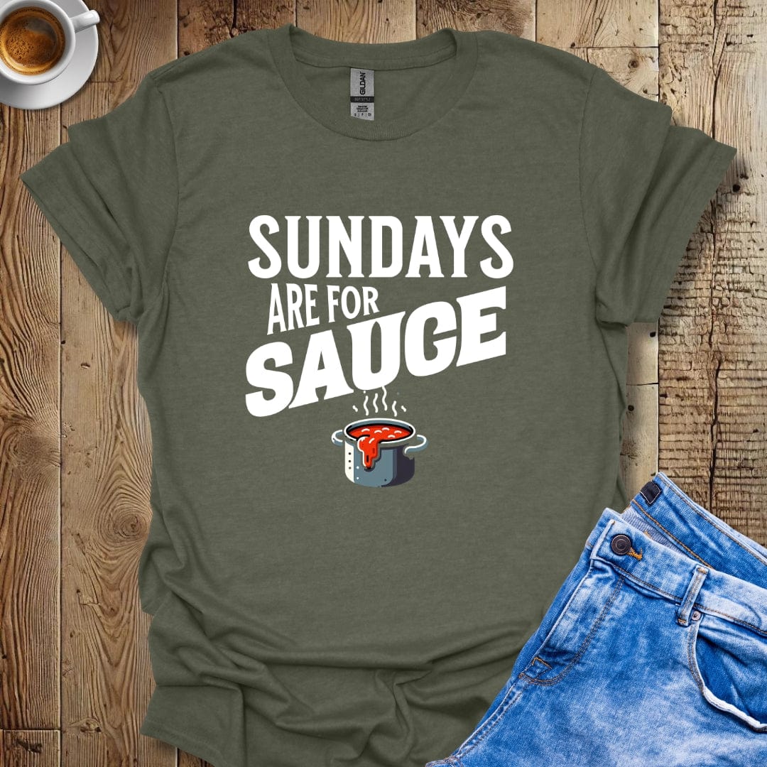 Sundays Are For Sauce Italian FoodT-shirt