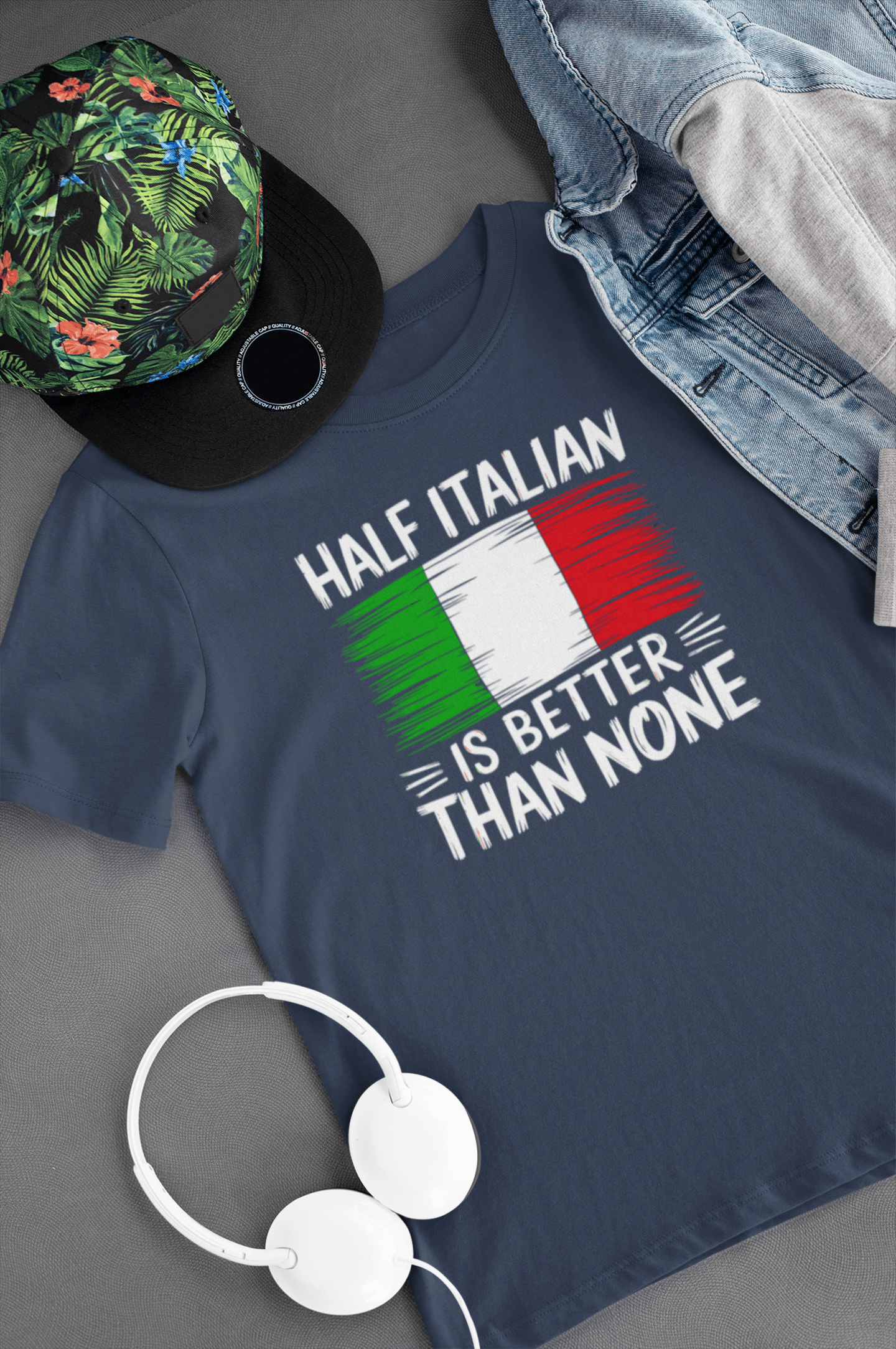 Half Italian Is Better Than None Kids Tee