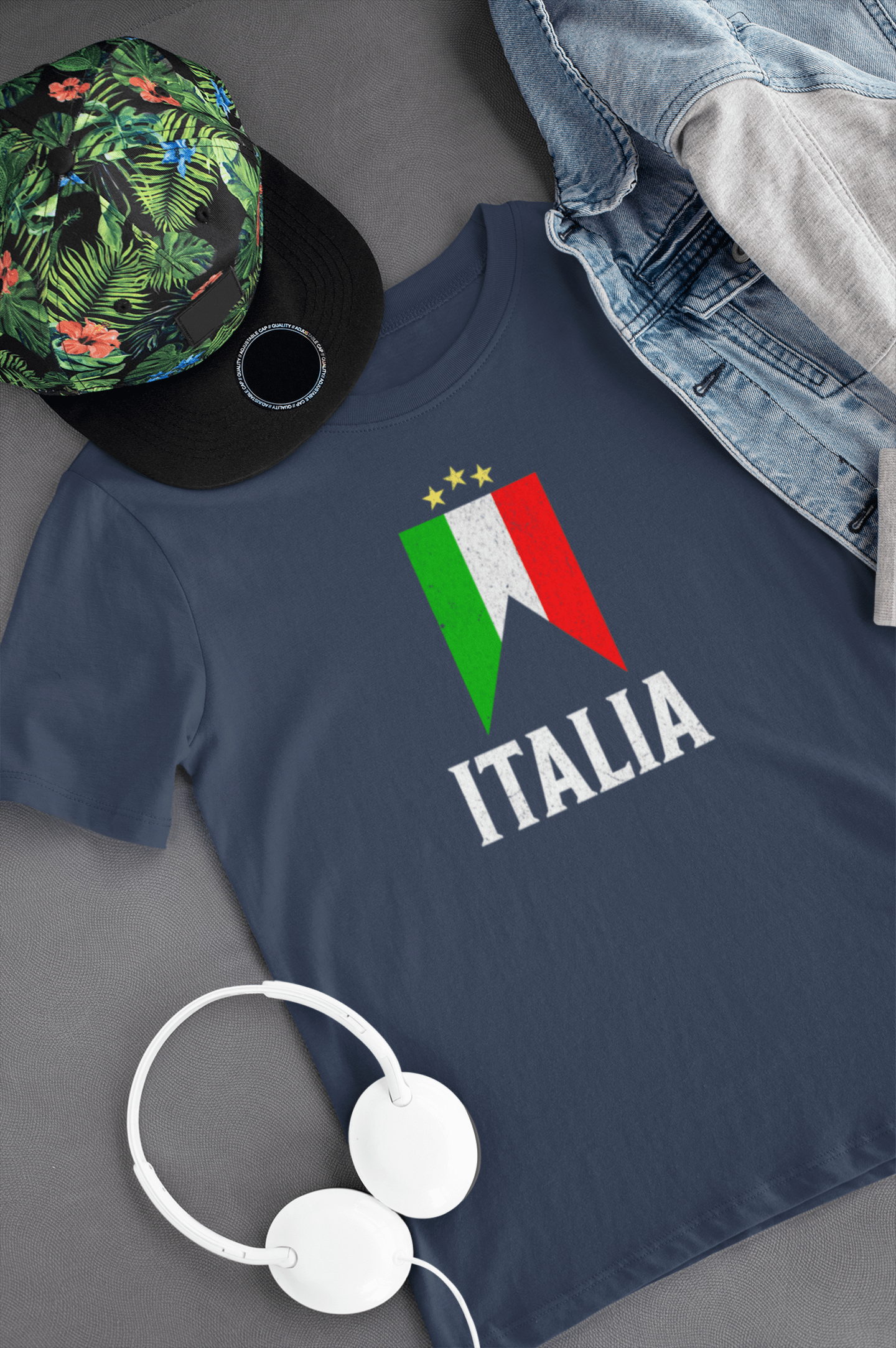 Italian Flag Badge Kids Tee