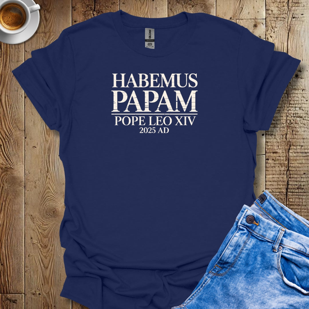 Habemus Papam Pope Leo IV 2025 Latin T-shirt