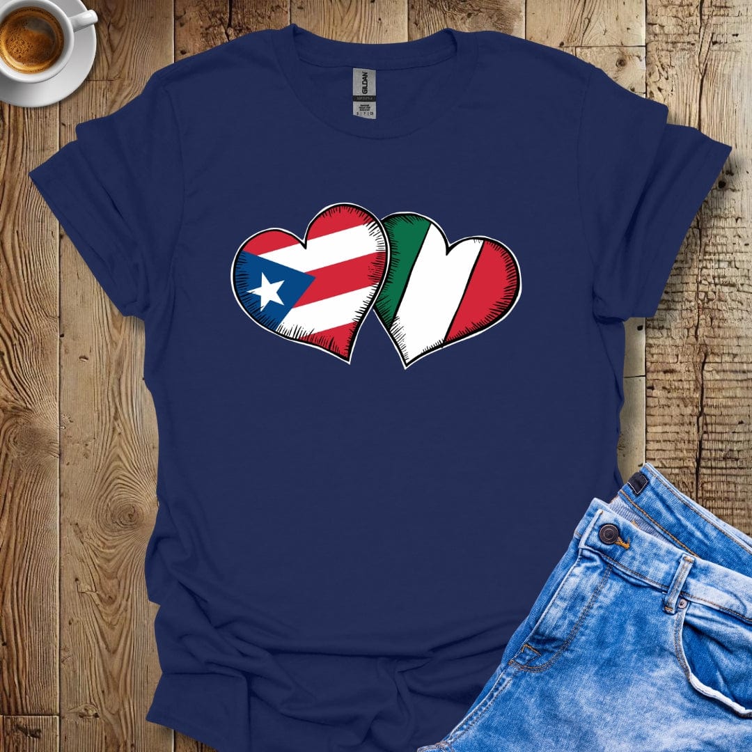 Half Puerto Rican Half Italian T-shirt