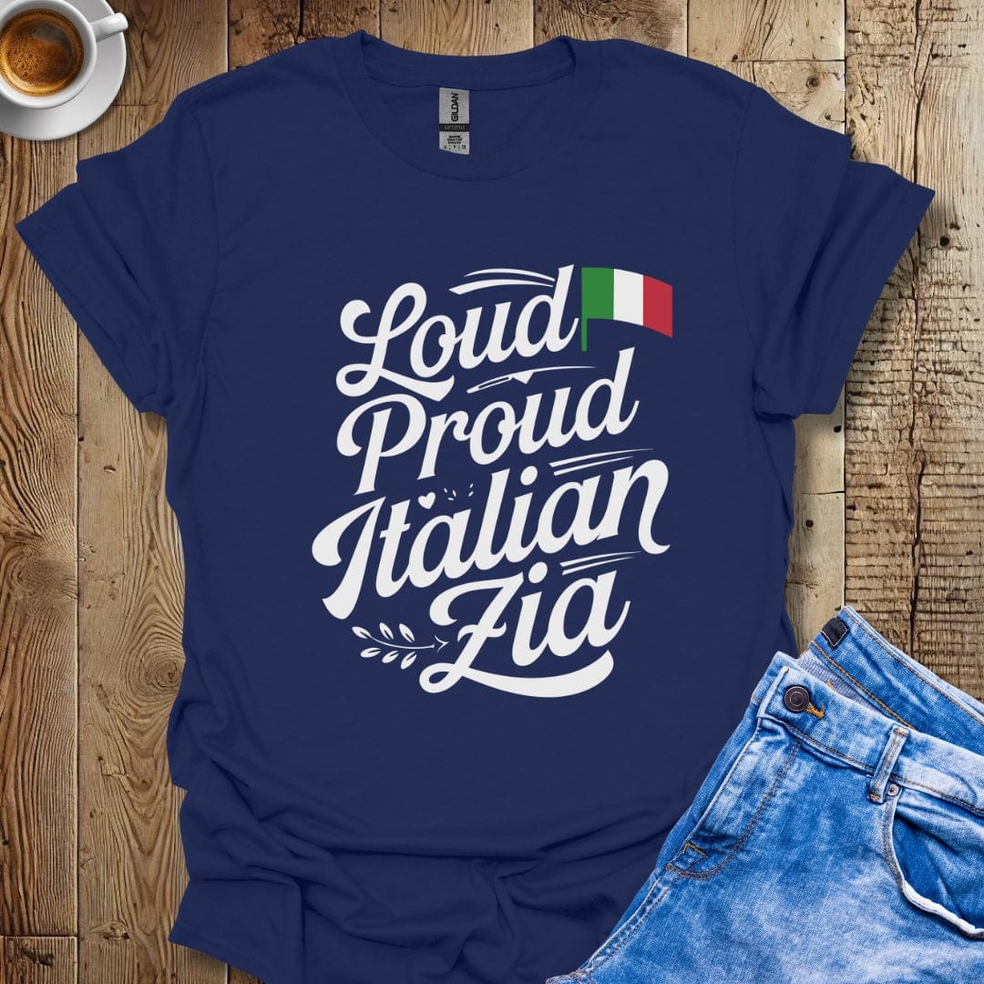 Loud Proud Zia Italian Pride T-shirt