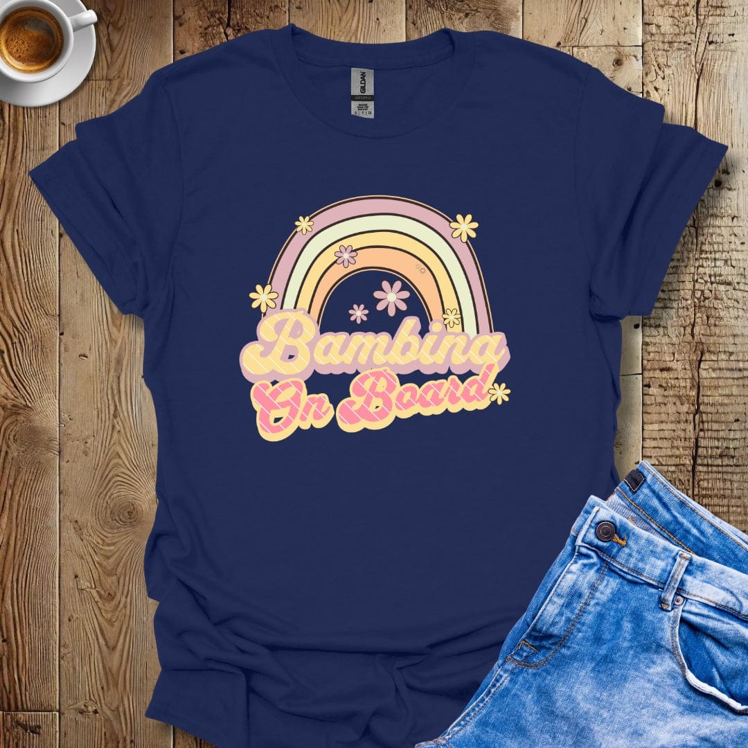 Cute Italian Bambina On Board Baby Girl T-shirt