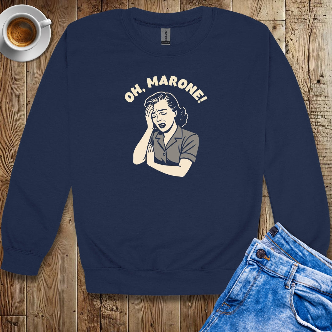 Oh Marone for Women Crew Neck Sweatshirt
